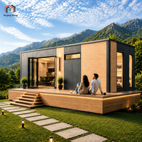 Maisons modulaires préfabriquées avec toit solaire, maison capsule préfabriquée de luxe, appartement préfabriqué de 20 pieds, hôtel miniature hors réseau