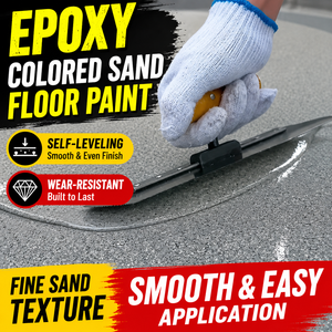 <span class=keywords><strong>Peinture</strong></span> de <span class=keywords><strong>sol</strong></span> autolissante à base de sable coloré époxy, résistante à l'usure et antidérapante, pour sols en ciment intérieurs et extérieurs - Product Image 4