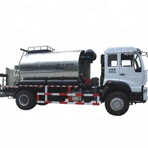 Máquina de pulverización de asfalto para construcción de carreteras, camión distribuidor de asfalto, pulverizador de emulsión de betún 5000L 6000L en venta