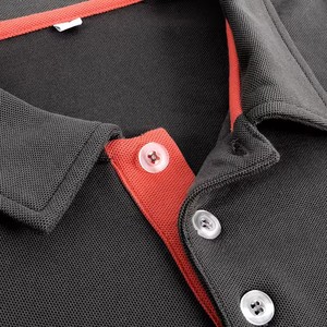 Mezza manica Casual da <span class=keywords><strong>uomo</strong></span> per POLO in <span class=keywords><strong>cotone</strong></span> 100% con colori a contrasto Logo ricamato semplice Design Top - Product Image 5