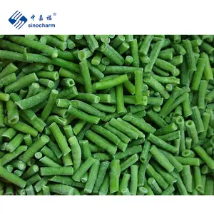 Sinosm IQF segar organik kacang polong HACCP 3-5cm biji Asparagus beku IQF biji panjang potongan