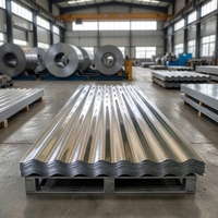 Tôle d'acier ondulée galvanisée à chaud, tôle de toiture en métal GI pour la construction d'entrepôts, d'ateliers et de bâtiments