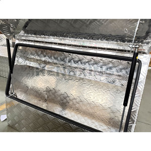 Boîte à outils en aluminium pour camion avec étagère pour <span class=keywords><strong>remorque</strong></span> et pick-up, boîte à outils en alliage d'aluminium pour Hilux, étanche - Product Image 5