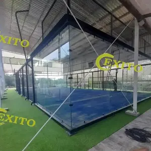 ملعب تنس بانورامي كبير وملاعب تنس للأماكن الخارجية سهل التركيب بألوان مخصصة 20*10 متر من EXITO
