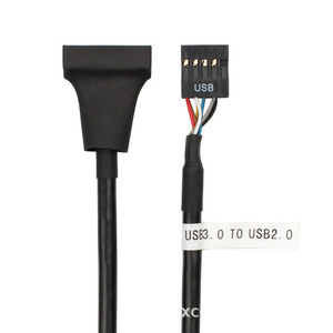 <b>Usb</b> <b>2.0</b> To <b>Usb</b> 3.0 Data Cable 9pin To 20pin Adapter Connector For Computer Peripheral Devices - Product Image 1