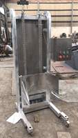 Basculeur hydraulique pour camion poubelle, capacité de charge 300 kg, élévateur de conteneur à contrôle manuel