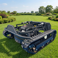Tondeuse robot chenillée à essence 800 mm avec moteur Euro 5 EPA pour jardin et agriculture, télécommandée
