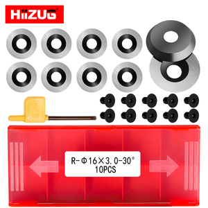 Hiizug 16x3mm lames rondes en carbure fraises plaquettes rondes en carbure pour finisseur outils de tour à <span class=keywords><strong>bois</strong></span> lames en carbure - Product Image 3
