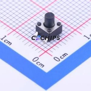 K2-1109SP-E4SA-04 Tactile Switch SMD-4P,4.5x4.5mm Switch Single Pole Single Throw Round Button 2.5N Vertical Mount - Product Image 1