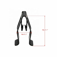 10 pièces de clips de fixation en métal pour tableau de bord de voiture, console avant
