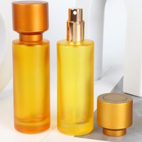 30ml Farbige Mattierte Glas-Parfümflasche mit Sprühkopf, Versiegelung und Formgebung, Ohne Duftstäbchen, Leere Papierbox-Verpackung, Ausländische Ausführung