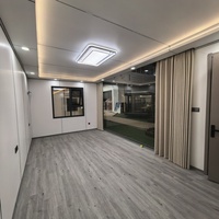 Luxe Moderne 2 Chambres Structure en Acier Maison Préfabriquée Gris Camper Caravan