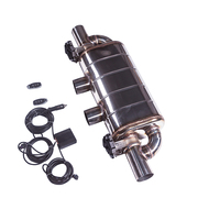 Kit de soupape de silencieux d'échappement universel YHTT avec télécommande, son réglable, 2,5 pouces, acier inoxydable T304