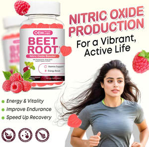 OEM Gummies di barbabietola con COQ10 e melograno-integratore di ossido nitrico-radice di barbabietola per resistenza, prestazioni, recupero - Product Image 5