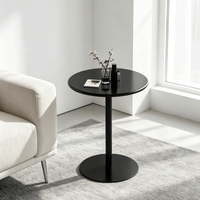 Table basse ronde en fer colorée de style nordique, minimaliste et moderne, en métal, pour chambre, salon, balcon, meubles de maison
