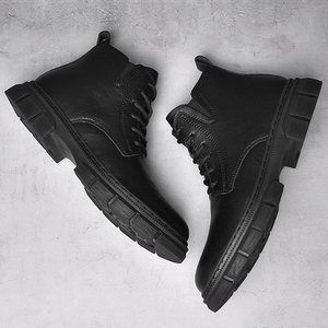 รองเท้าผู้ชายแฟชั่น ฤดูใบไม้ผลิ-ฤดูใบไม้ร่วง สไตล์ลำลอง ธุรกิจ เรียบง่าย สวมใส่สบาย รองเท้าผูกเชือก รองเท้าเดินเล่น หุ้มข้อสูง รองเท้าอ็อกซ์ฟอร์ด รองเท้าเดอร์บี้ รองเท้าทางการ - Product Image 2