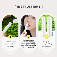 Prenez une haleine fraîche avec un inhalateur nasal pratique, l'inhalateur nasal portable indispensable pour le travail et les voyages