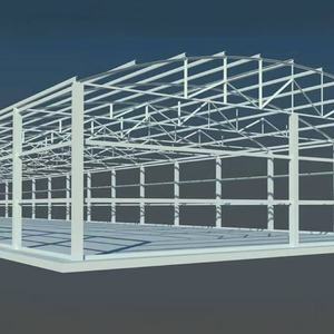 Construção metálica pré-fabricada personalizada para a Tailândia Workshop Farm <span class=keywords><strong>Shed</strong></span> para Garagem ou Supermercado Aplicação - Product Image 1