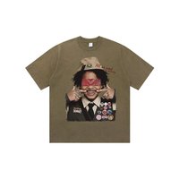 T-shirt à manches courtes pour homme en coton pur, respirant et très élastique, décontracté, basique, uni, style vintage, streetwear graphique