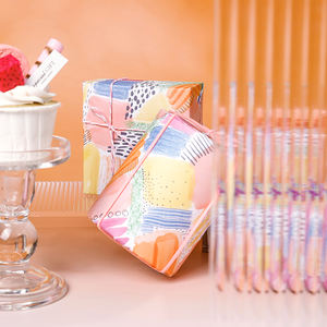 Wholesale 80g <b>Birthday</b> Art <b>Paper</b> 43*300cm Gift Luxury Custom Packaging <b>Wrapping</b> <b>Paper</b> <b>Roll</b> - Product Image 4