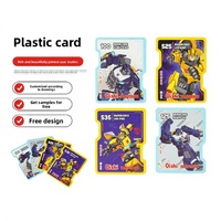 Cartes en plastique Transformers Roadblock Oishi, cartes de collection sur le thème de l'anime pour enfants, cartes de jeu en forme de personnage, pour les collectionneurs de 3 à 6 ans