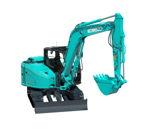 Excavadora de orugas usada Kobelco SK85 mini, barata, de segunda mano japonesa, marca famosa, buena calidad, con orugas móviles. - Product Image 1