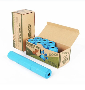 Sacs à déjections canines biodégradables personnalisés, sacs à excréments écologiques, produits de nettoyage et de toilettage pour animaux de compagnie, plats ou personnalisés, acceptables HJ - Product Image 5