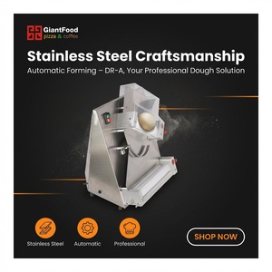 Machine à rouler la pâte automatique à grande vitesse GIANTFOOD LUROPA SOLUTION 120 bases de <span class=keywords><strong>pizza</strong></span> par heure, électrique/gaz, CE RoHS - Product Image 3