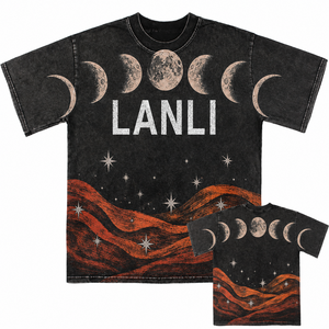 T-shirt da <span class=keywords><strong>uomo</strong></span> personalizzata in poliestere/cotone a maniche corte, stile americano casual, pesante, effetto lavato e distressed, stile retrò - Product Image 3