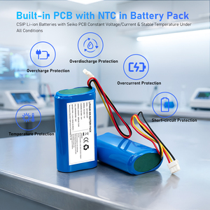 Paket Baterai Li-Ion 7.4Vdc 2S1P 7.4V 2.6Ah Lithium Ion 18650 2S 2600mAh dengan Konektor XH2.54 3P NTC - Product Image 3