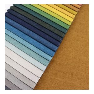 Tissu d'ameublement pour canapé de haute qualité, 100% polyester, respirant, antistatique, uni, lourd, pour meubles, tissé - Product Image 1