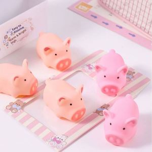 <b>Pink</b> Plastic Piggy Squeaky Cute Stress-Relief Prank Toy for Youth Venting & Decompression - Product Image 3