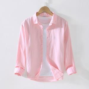 Primavera ed estate nuova <span class=keywords><strong>camicia</strong></span> da <span class=keywords><strong>uomo</strong></span> in <span class=keywords><strong>lino</strong></span> bianco a maniche lunghe <span class=keywords><strong>camicia</strong></span> da <span class=keywords><strong>uomo</strong></span> in cotone <span class=keywords><strong>camicia</strong></span> da <span class=keywords><strong>uomo</strong></span> in <span class=keywords><strong>lino</strong></span> Casual - Product Image 4