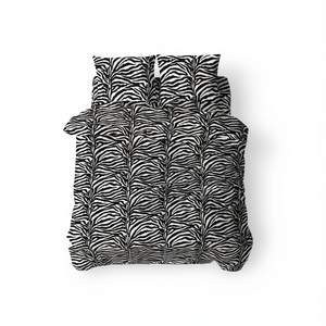 Juego de Funda Nórdica 100% Algodón Diseño ZEBRATO Tamaño Queen Francés 240x220cm - Product Image 3