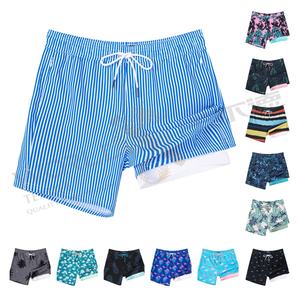 Short de <span class=keywords><strong>bain</strong></span> pour homme avec doublure de compression 2 en 1, séchage rapide, avec poches zippées, style streetwear, vente en gros - Product Image 4