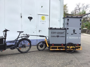 Di động giao thông vận tải hệ thống cuối cùng dặm xe đạp Giao hàng vận chuyển hàng hóa xe đạp giao hàng sinh thái thân thiện giao hàng đô thị bền vững Carla hàng hóa - Product Image 5