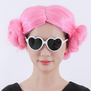Capelli rosa Performance Winger per costumi Cosplay per uso della festa - Product Image 1