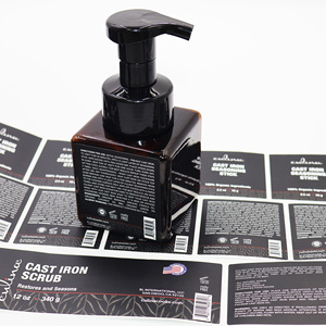 Tùy chỉnh dán chai hàng ngày bao bì PP nhãn Bopp in ấn Polypropylene nhãn dán cho giặt chất tẩy rửa chai bao bì nhãn - Product Image 6