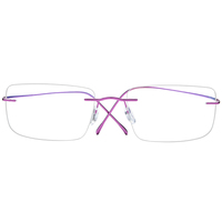 Gafas Borregls sin Montura de Titanio para Hombre, Diseño de Marca 2025, Montura Ultraligera, Gafas Cuadradas sin Marco para Mujer, Lentes Ópticas 85634