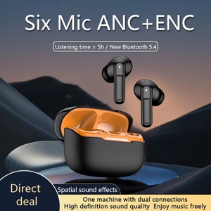 Écouteurs Bluetooth sans fil à réduction de bruit Indicateur LED Stéréo intra-auriculaire Filaire Gaming Musique Sports Caractéristiques Blue Tooth Wireless - Product Image 4