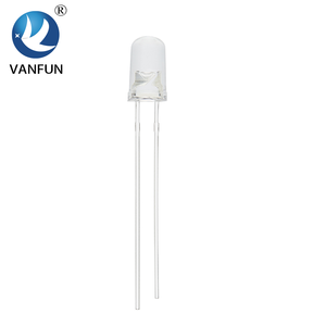 Vanfun lampu LED LED RGB 5mm transparan, lampu dekorasi 2 tahun pencahayaan dekoratif warna penuh putih, biru, hijau, kuning - Product Image 3