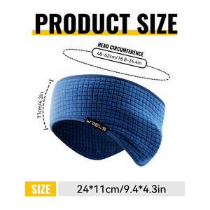 WRELS Fashion Winter <strong>Earmuffs</strong> Keep Warm Headband for Baby and Adults Athletic Lightweight Non Slip Elastic <strong>Thermal</strong> Hair Bands - Product Image 6