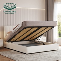 Cadre de lit moderne de luxe personnalisé, cadre de lit king size ou queen size avec tête de lit, meubles de chambre à coucher de haute qualité, ensemble de chambre à coucher
