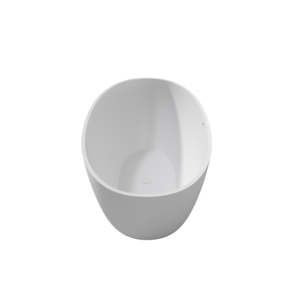Baignoire en résine Maydon pour villa, baignoire à débordement en surface solide, fournisseur de baignoires blanches mates de 1650 mm et grossiste pour hôtels - Product Image 2