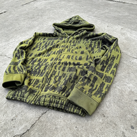 Ensemble survêtement streetwear personnalisé 100 % coton coupe oversize avec imprimé lettres sur toute la surface, comprenant un sweat à capuche et un pantalon de jogging pour homme
