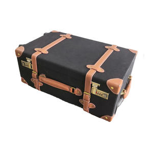 <span class=keywords><strong>Retro</strong></span> Mini 13 Zoll Spinner Koffer für weibliche Passwort Kosmetik koffer mit kleiner Tasche Lenkrad Koffer - Product Image 5