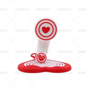 Support de téléphone 3D en PVC, dessin animé, support de bureau rotatif en caoutchouc souple, design personnalisable - Product Image 1