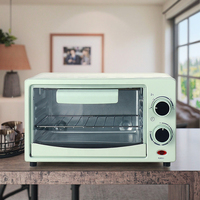 Four électrique domestique multifonctionnel petit et compact pour toasts et tartes, mini-four automatique de 12 litres