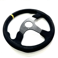 Volant de sport en cuir PU durable avec rayons en aluminium pour le drift de simulation et la conduite sur circuit