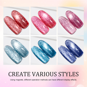 Preço de Fábrica, Amostras Grátis: Esmalte em Gel para Unhas 15ml, Livre de TPO/HEMA, Profissional UV, Efeito Olho de Gato Nebulosa - Product Image 6